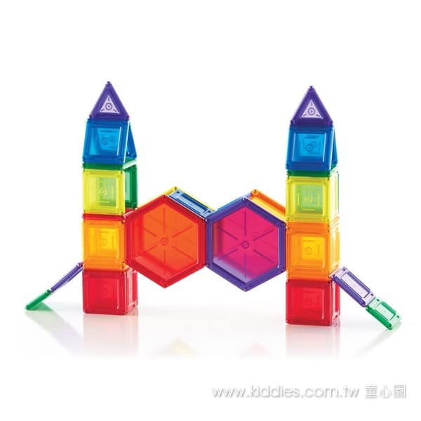 Guidecraft 磁力實心積木-94件:圖片 3