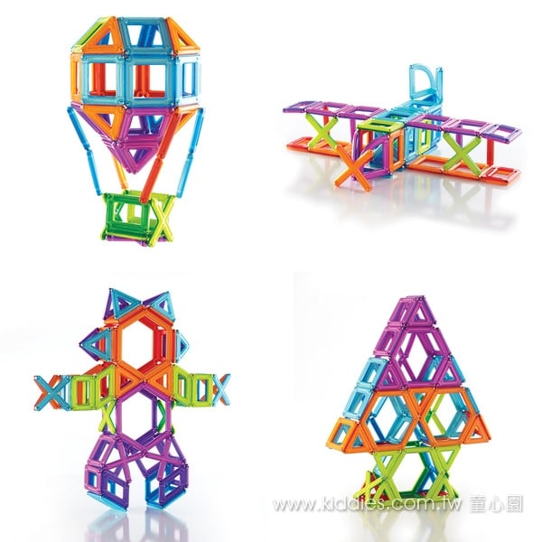 Guidecraft 磁力空心積木-100件:圖片 4