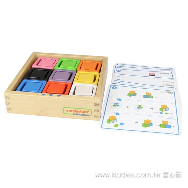 Masterkidz 顏色形狀對對碰-方形