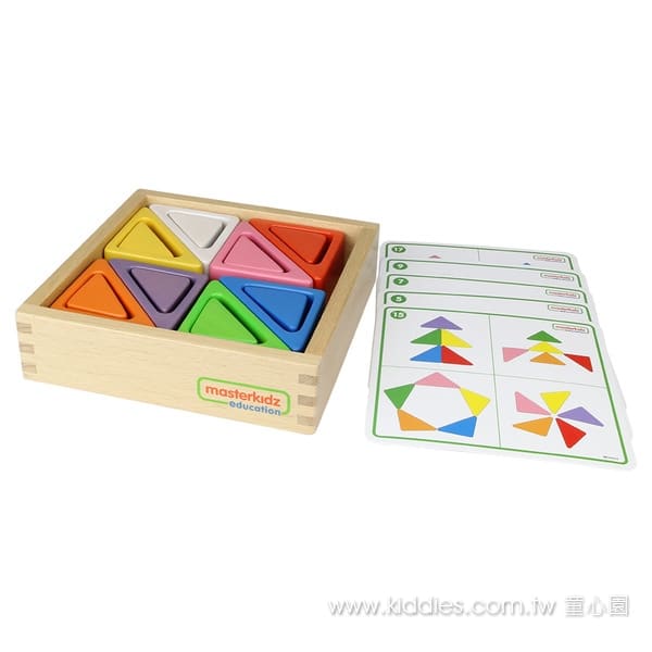 Masterkidz 顏色形狀對對碰-三角形