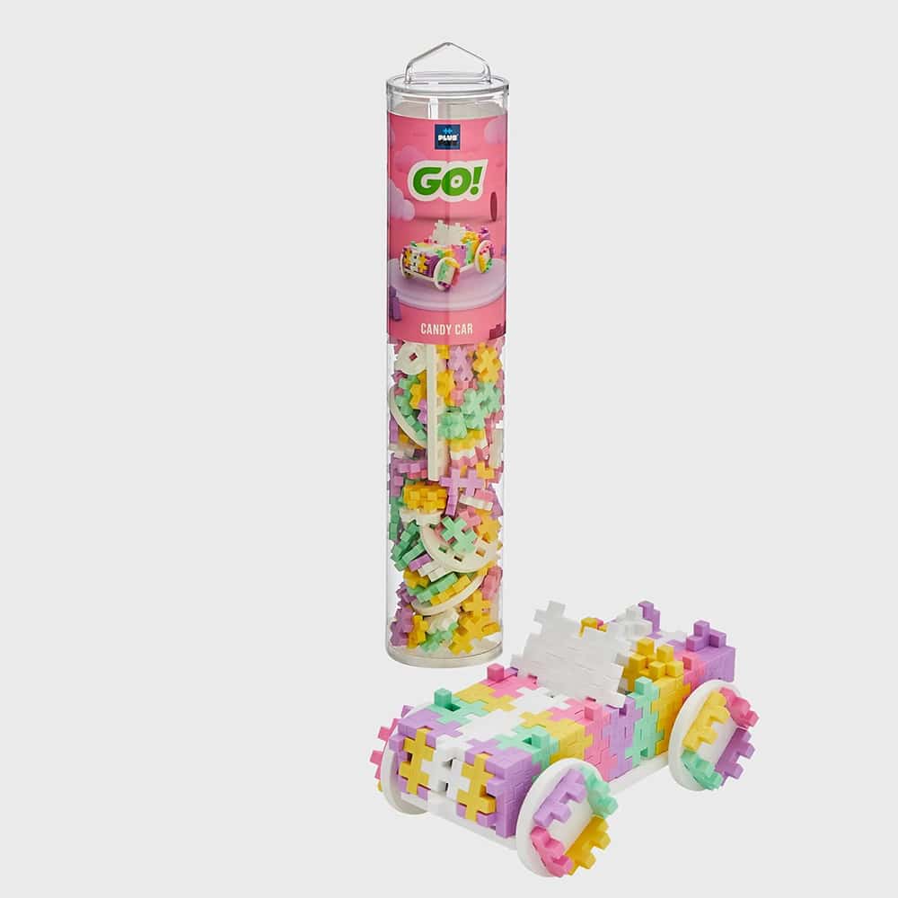 加加積木-透明管裝200片-GO系列-糖果
